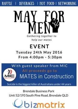 Bizmatrix May for Men Event 2016