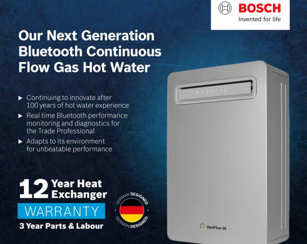 (Technical Training)- Bosch Next Generation Gas Hot Water