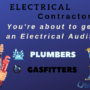 Electrical Safety Office- Safety audits of plumbing businesses performing electrical work