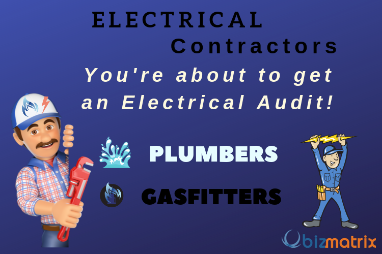 Electrical Safety Office- Safety audits of plumbing businesses performing electrical work