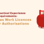Practical Experience Requirements for new applications – Gas Work Licences or Authorisations